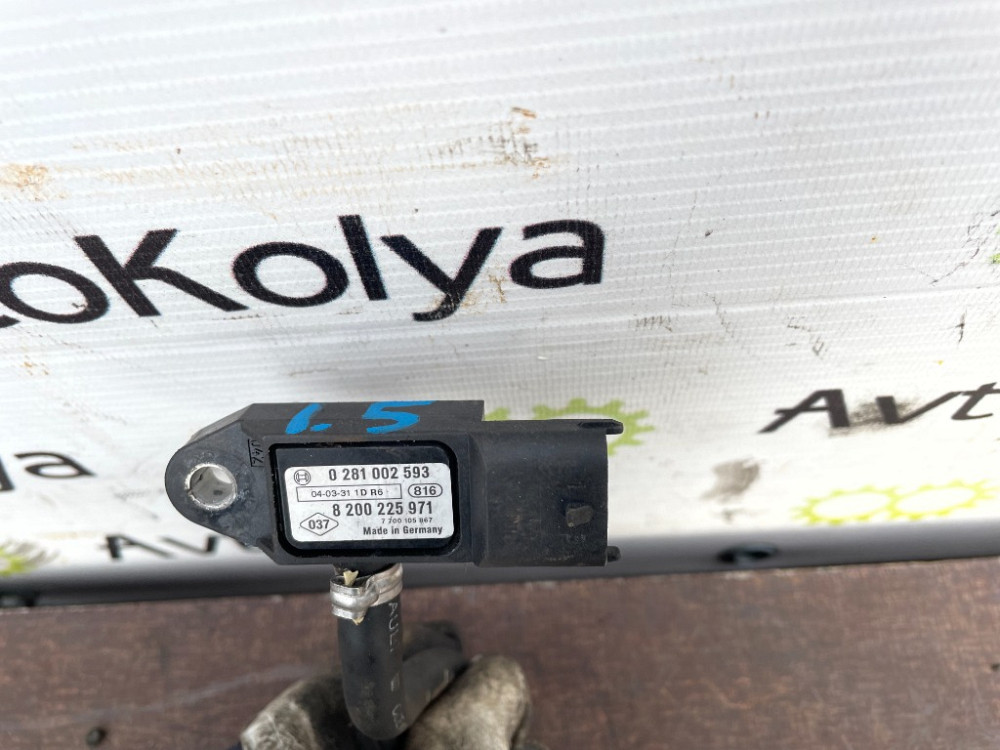 Датчик тиску на впускному колекторі Renault Kangoo 1.5 dci 2003-2007 (8200225971) Ковель - фото 1