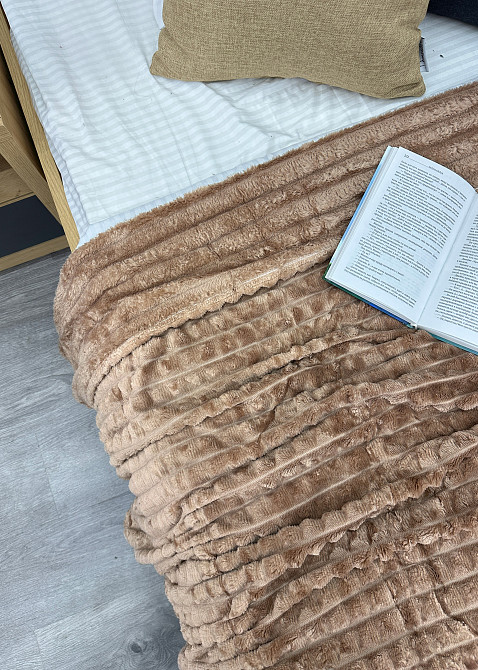 Плед-покрывало Кубик 200х220 см (+-10см) Капучино (87-236) Киев - изображение 7