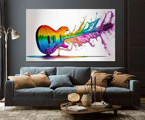 Картина холст в гостиную / спальню  Арт-Гітара     MLP_55 50x100 см Киев