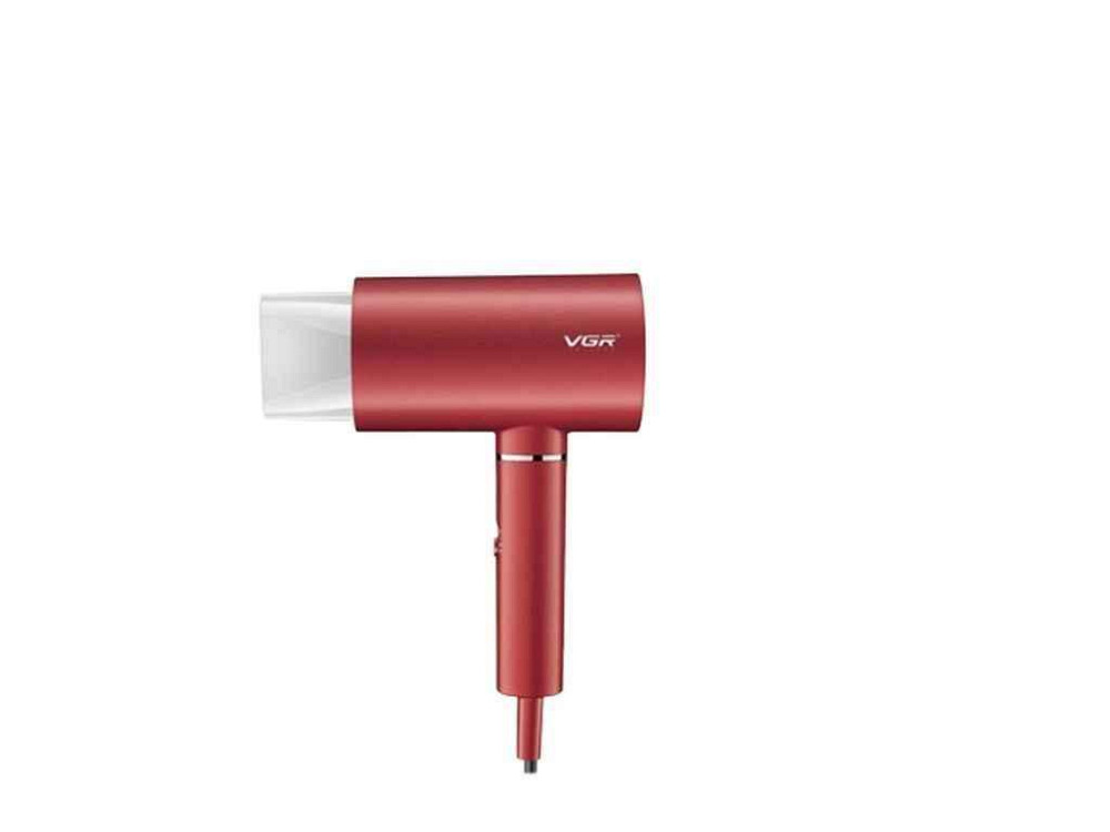 Фен 1800Вт професійний V-431 RED, 2 рівні обдування, 2 рівні температури, насадка-концентратор ТМ VGR Київ - фото 1