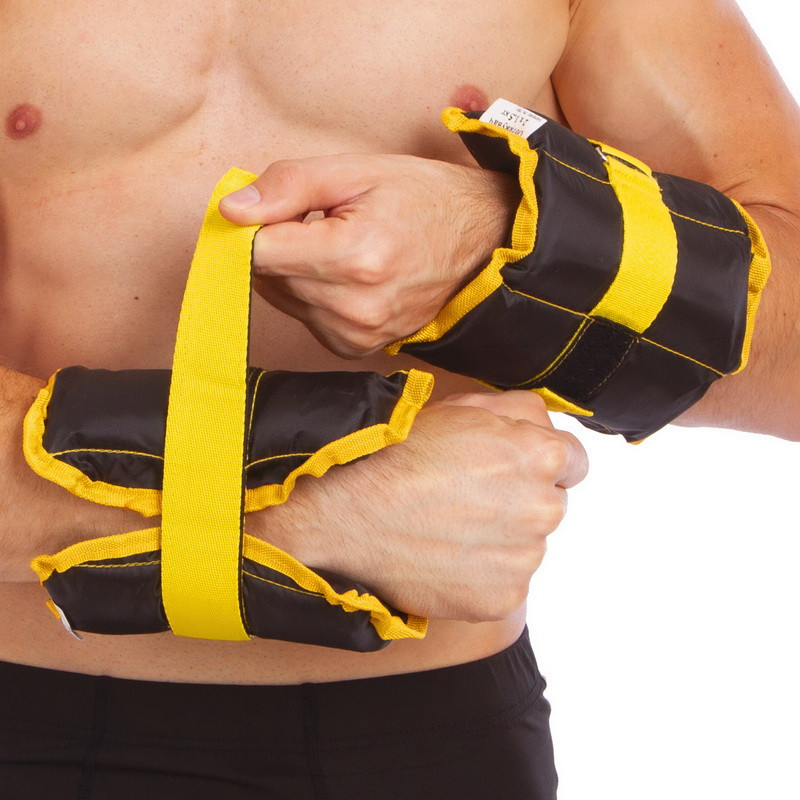 Утяжелители-манжеты для рук и ног 2x2 кг Вишнёвое - изображение 3