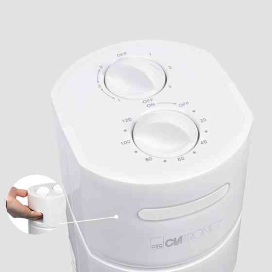 Колонний вентилятор 3 рівні швидкості з таймером Clatronic TVL (3770) 35 Вт Нововолинськ