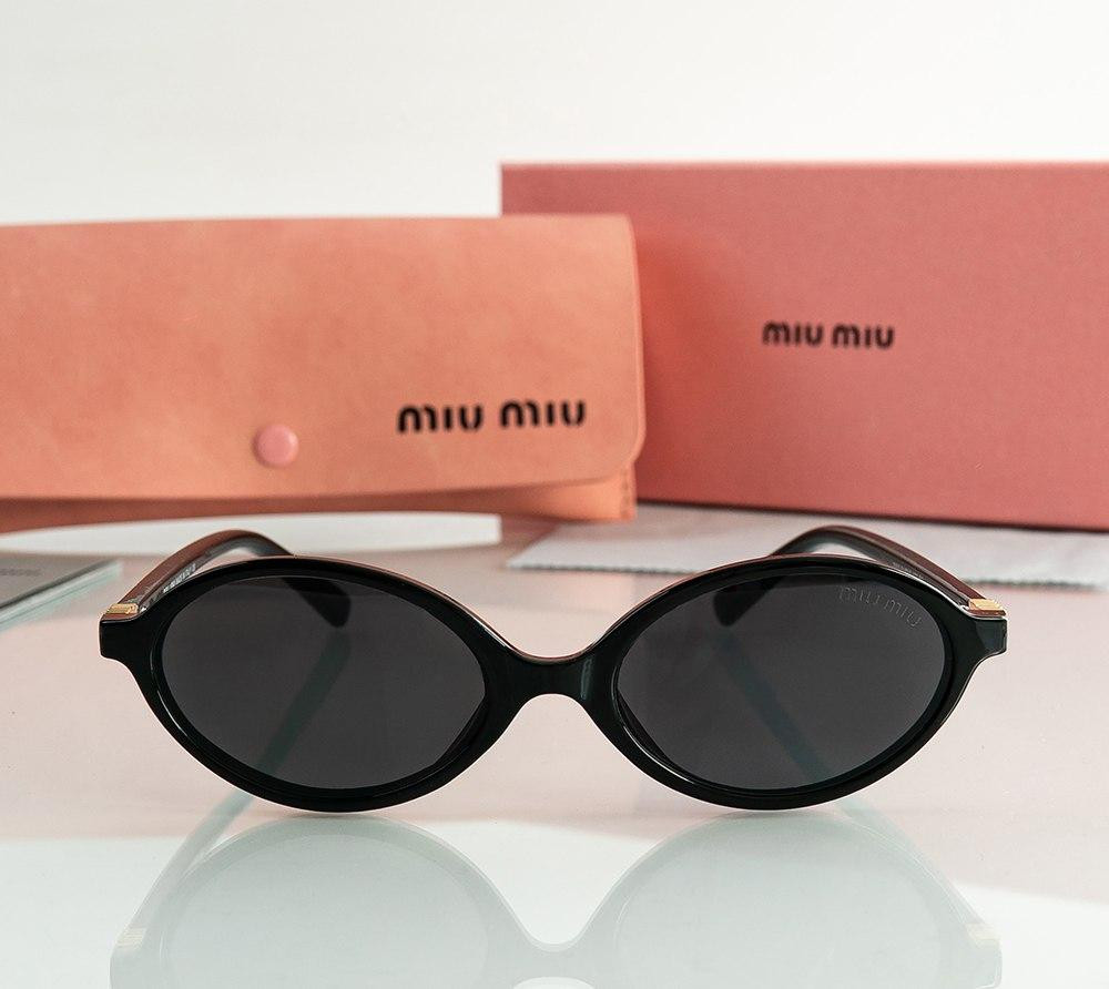 Жіночі сонцезахисні брендові окуляри Miu 2022 brown Київ - фото 2
