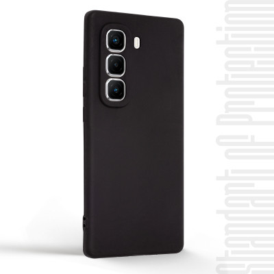 Чохол до мобільного телефона Armorstandart Matte Slim Fit Infinix Hot 50 Pro Plus 4G Camera Black (ARM84475) Вінниця - фото 2