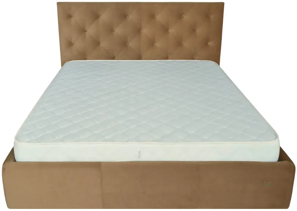 Кровать Bristol Comfort 120 х 200 см Missoni 004 С подъемным механизмом и нишей для белья Светло-коричневый Днепр - изображение 1