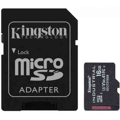 Карта памяти Kingston 16GB microSDHC class 10 UHS-I V30 A1 (SDCIT2/16GB) Винница