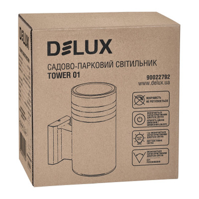 Світильник Delux TOWER 01 1* E27 IP56 (90022792) Вінниця - фото 2