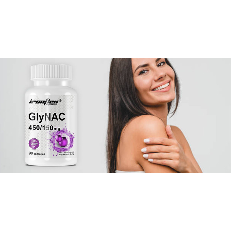 N-Ацетил-L-Цистеїн IronFlex GlyNAC 450/150 mg 90 caps Луцьк - фото 3