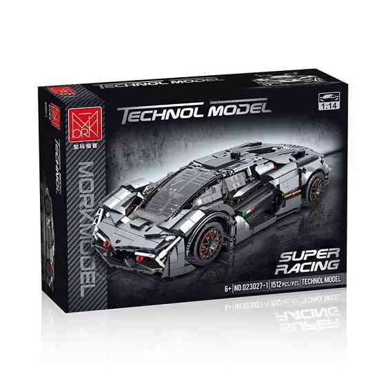 Конструктор спортивний автомобіль Lamborghini на 1512 деталей, сірий Кам'янець-Подільський