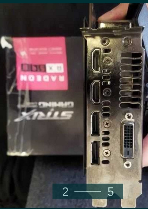 Відеокарта: ROG Strix RX 580 8Gb. Київ - фото 1