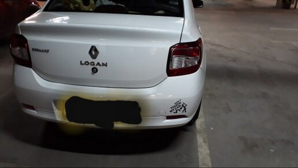 Наклейка на авто Не трогай мою машину Черная мален Киев - изображение 6