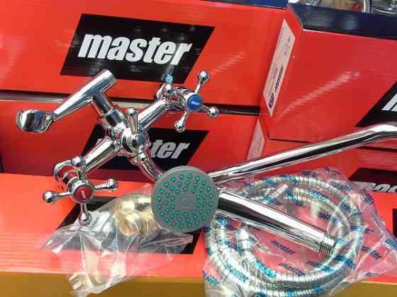 Змішувач для ванни MASTER 143 ECO, ручки крест Харків