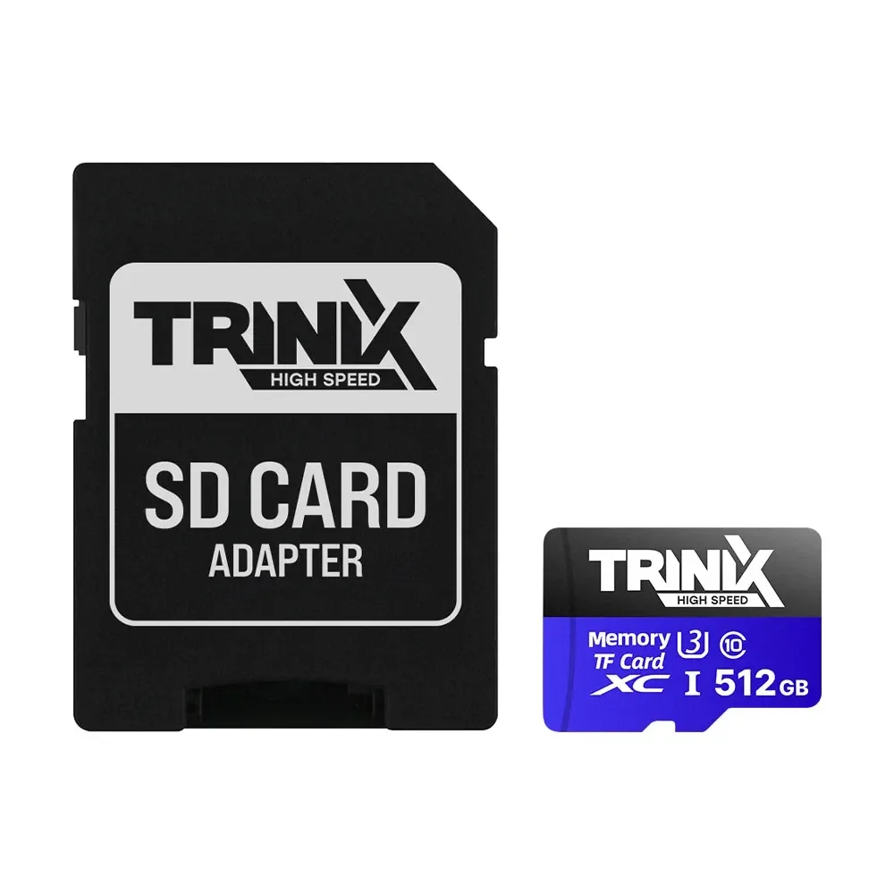 Карта пам’яті Trinix 512GB miсroSDXC з SD-адаптером U3 V30 A1 (90-00038) Киев - изображение 4