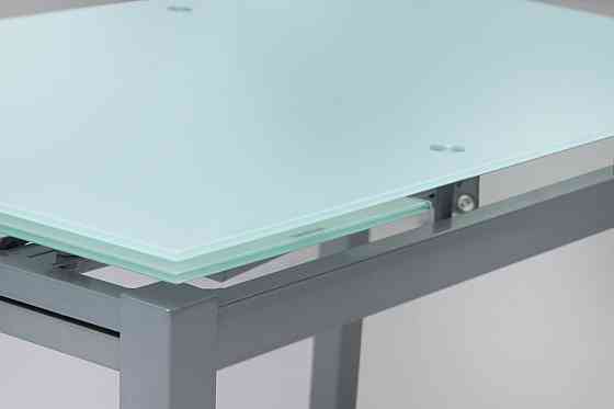 Стіл Венді XS-1025, 80/130*65, білий/сірі ноги Киев