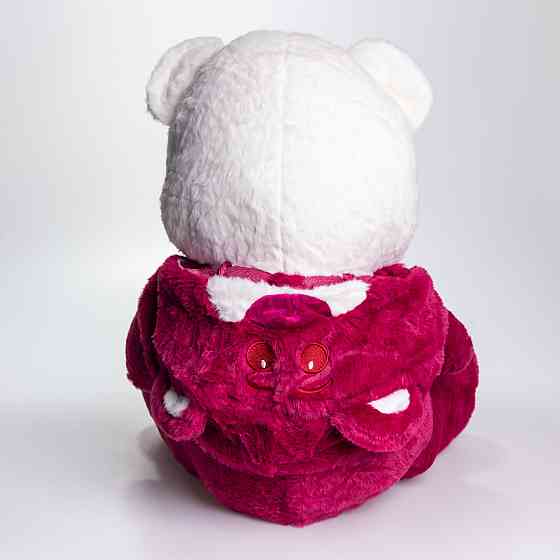 М'яка іграшка-плед, подушка 3 в 1 Ведмедик Тедді в костюмі Лотсо плед в іграшці 40×35×15 (см) дитячий плед іграшка 520-2R Коломия