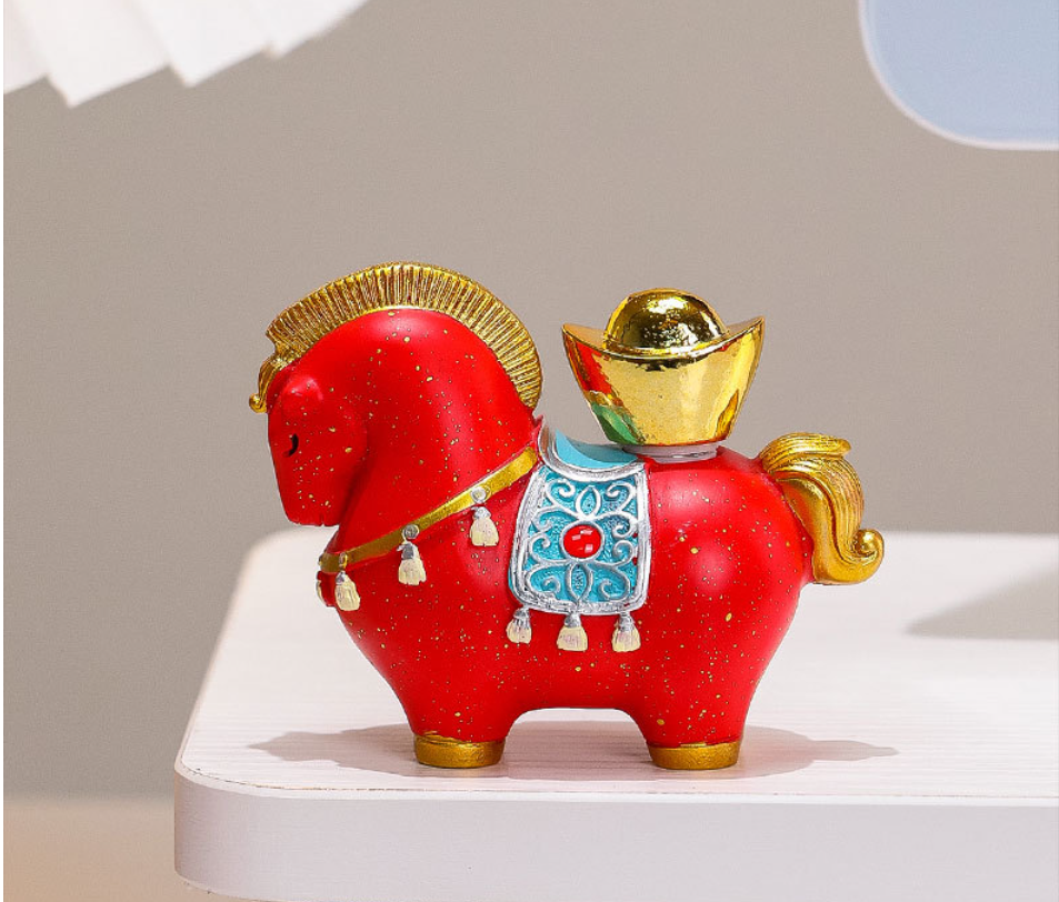 Статуетка Кінь Негайного процвітання 8.5 х 6.7 см з полістоуну Символ року 2026 Одеса - фото 3