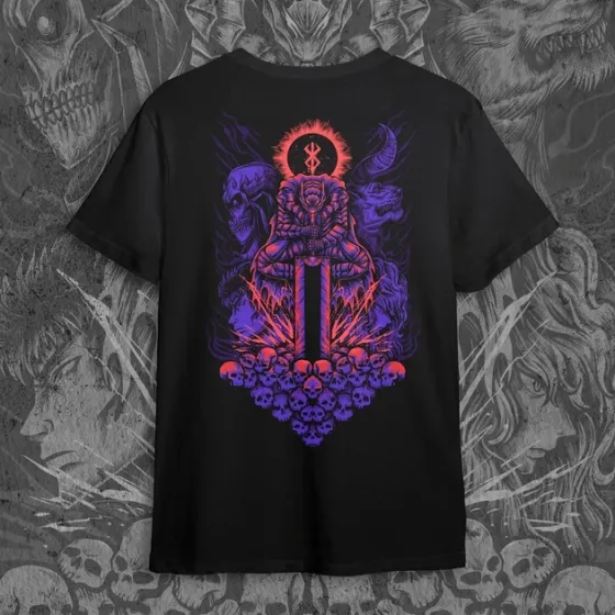 Футболка чоловіча з  принтом Берсерк Гатс и Гриффин Розмір 48 Дніпро