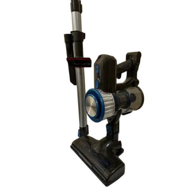 Акумуляторний вертикальний пилосос Crownberg CB-674 з турбощіткою, 2500Вт, 90 хв роботи, чорний з синім PT Одеса - фото 3