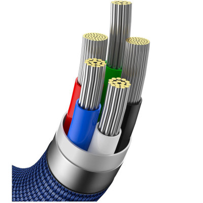 Дата кабель USB-C to Lightning 2.0m 20W blue Baseus (CAJY000303) Винница - изображение 4