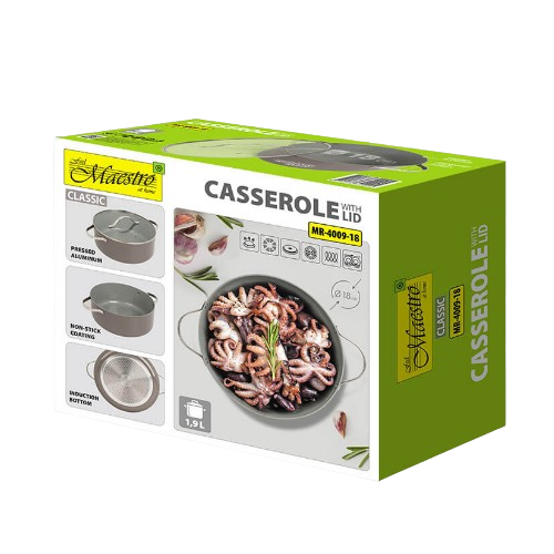 Каструля 1,9л з кришкою а/п Ceramic MR-4009-18 Maestro Житомир