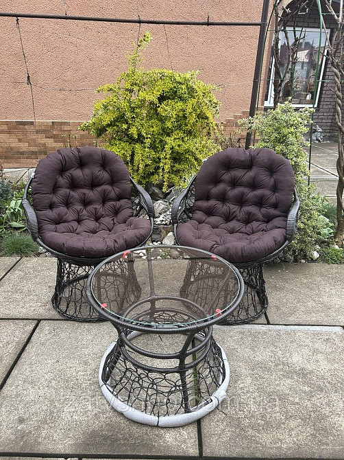 Плетені меблі вуличні з ротанга Київ - фото 2
