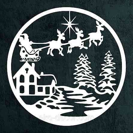 Декоративне настінне Панно «Новий рік», Декор на стену Київ