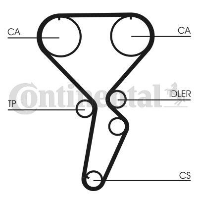 Ремень ГРМ CONTITECH CT1116 Винница - изображение 1