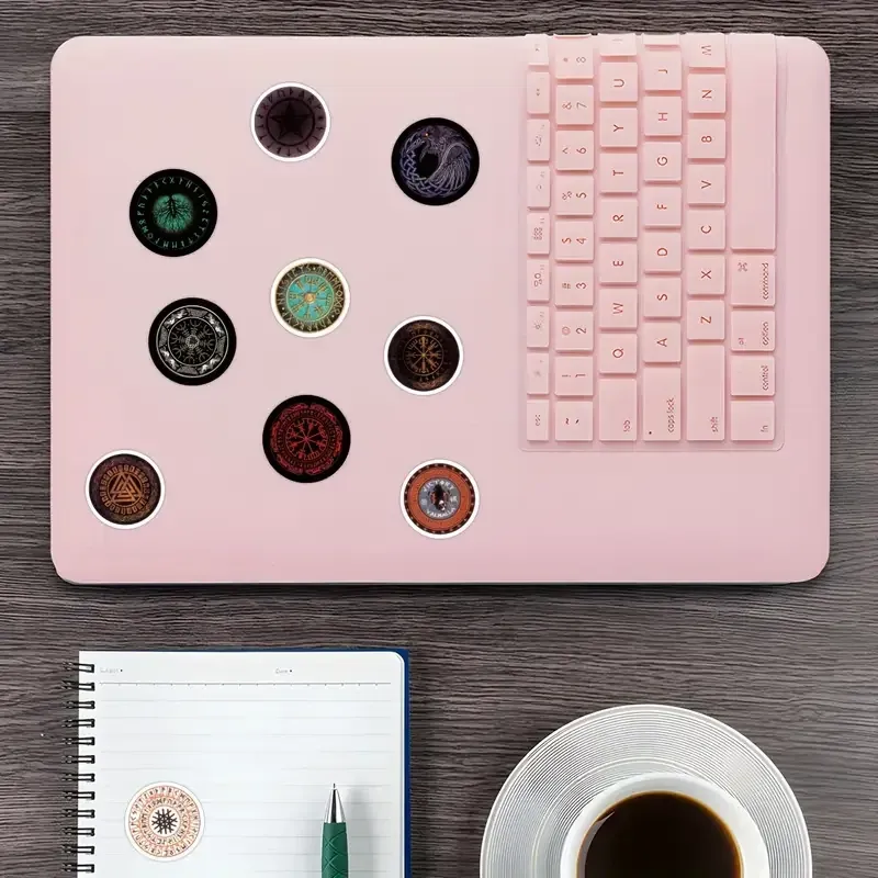 Набір наклейок з рунами вікінгів – рулон 500 шт (10 варіантів) Київ - фото 6