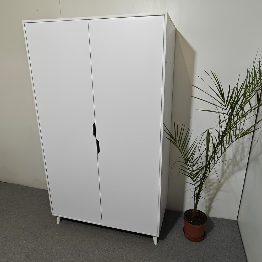 Шафа дводверна з білими ніжками М-ЗОН Борн 1200 Німфея Альба (білий) (MZN-031055) Львів - фото 6