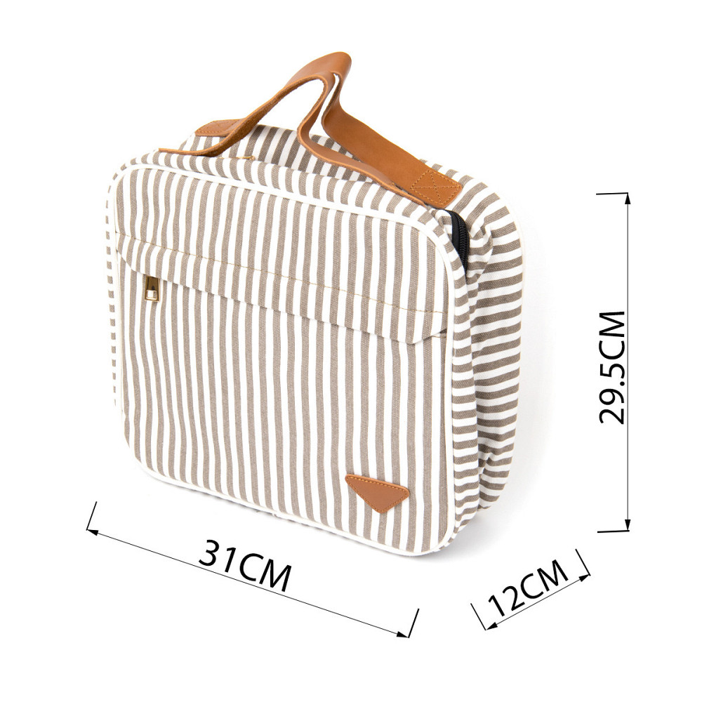 Сумка органайзер для подорожей текстильна Біла (Vintage) Київ - фото 14