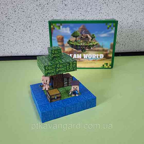 Конструктор магнітний майнкрафт 38 кубики магнітні блоки Dream World LZCK 023 Хмельницький