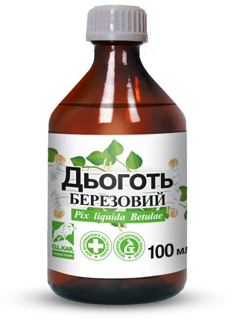 Деготь березовый 100 мл O.L.KAR. Винница - изображение 1