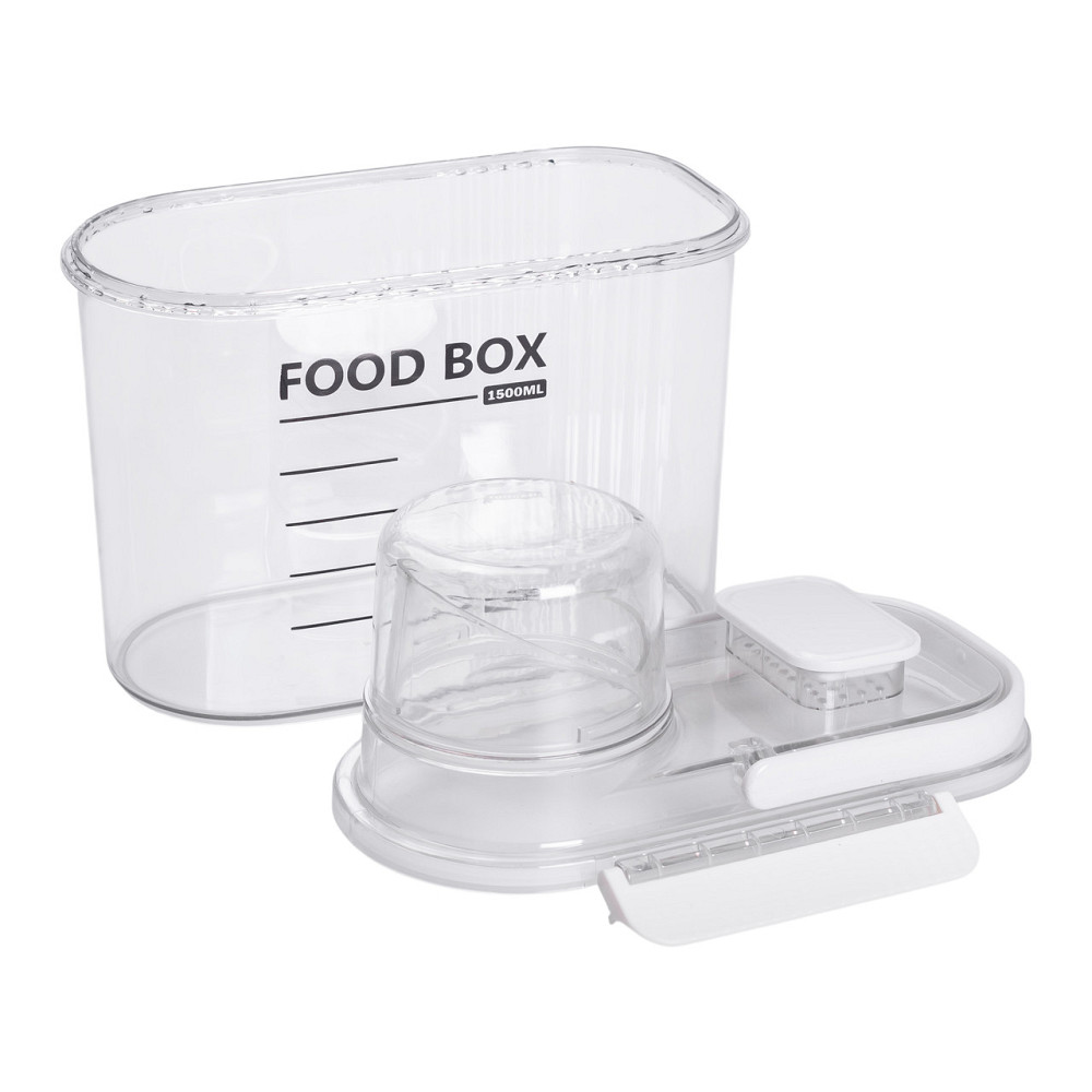 Yiwu Контейнер для зберігання сипучих продуктів 20х11х22 см з дозатором і мірною шкалою ємність Коломыя - изображение 4