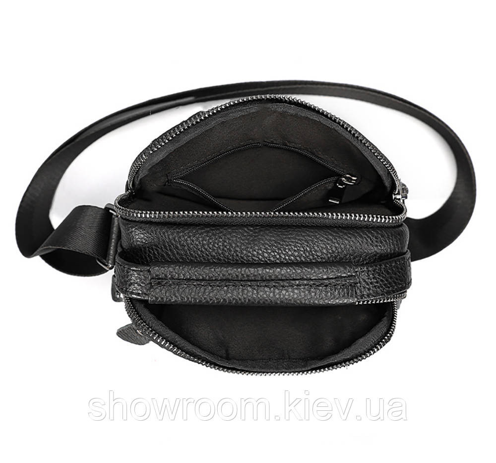 Мужская кожаная сумка, барсетка на плечо Leather Collection (6190) Киев - изображение 3