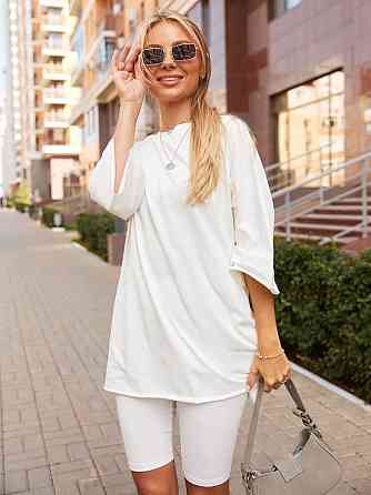 Женский базовый повседневный летний костюм турецкий кулир Одесса