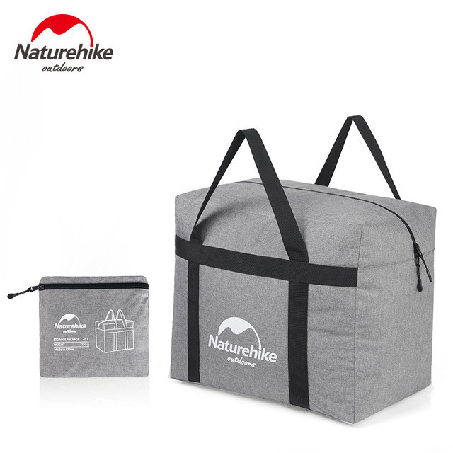 Сумка-баул для зберігання портативна Naturehike NH17S021-M, 45 л, сірий Київ - фото 1
