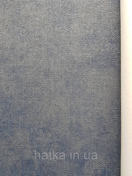 Шпалери вінілові на флізелін гарячого тиснення Marburg Natural vibes метрові під штукатурку темно сині сірі Київ - фото 3