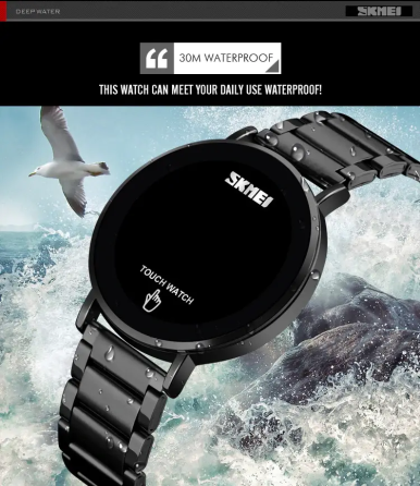 Наручний жіночий годинник Skmei 1550 Light II (Чорний) Київ