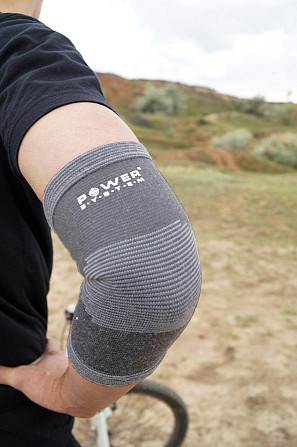 Налокітники Power System PS-6001 Elbow Support Grey (2шт.) XL Кам'янське - фото 9