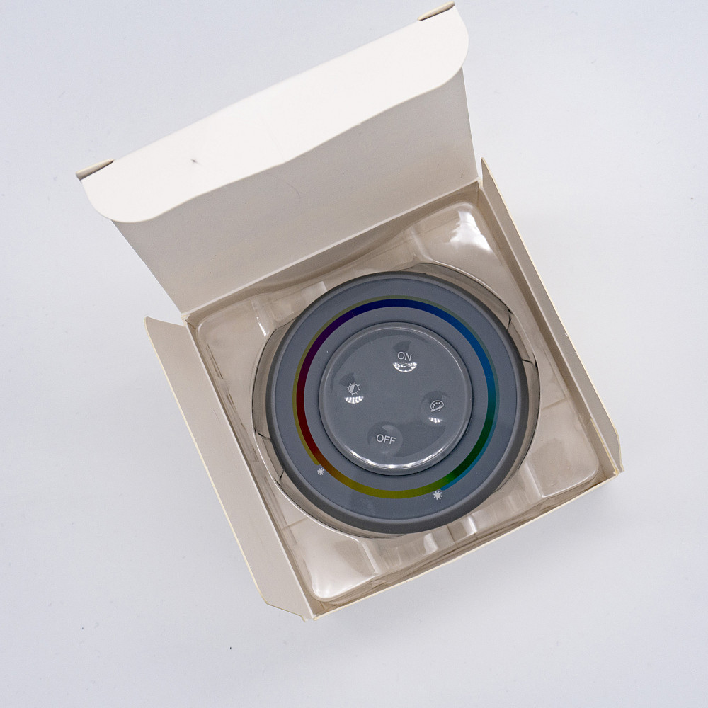 Milight Пульт керування RGB+CCT круглий настінний Мілайт сірий з магнітним тримачем Київ - фото 3