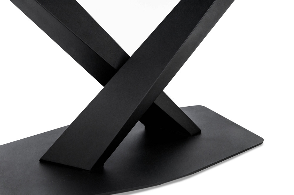 Стіл БІНГО 140*80, кераміка чорний мармур Київ - фото 2