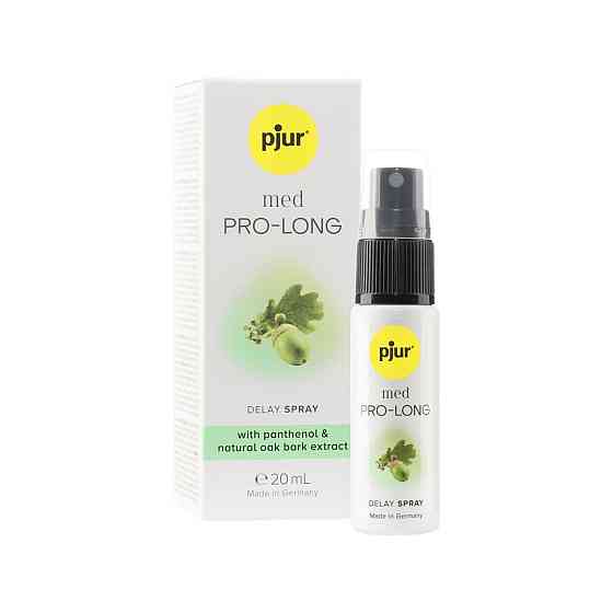 Пролонгирующий спрей pjur MED Prolong Spray 20 мл с натуральным экстрактом дубовой коры и пантенолом Sex Aura Киев