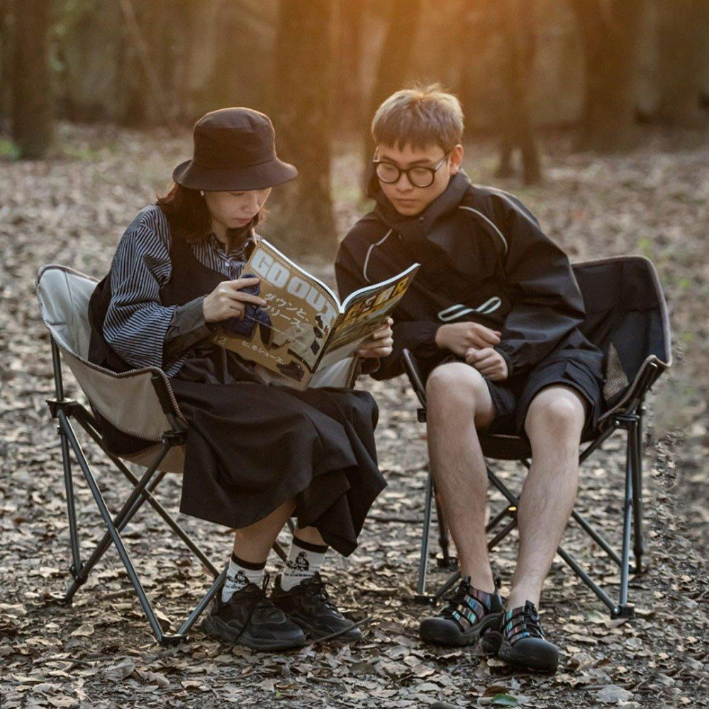 Складне крісло Naturehike NH20JJ022 600D Oxford Cotton сталь (Бежевий) Вінниця - фото 7