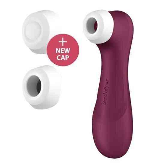 Кліторальний стимулятор - Satisfyer Pro 2 Generation 3 With Liquid Air Wine Red Bluetooth/(App) Sex Aura Київ