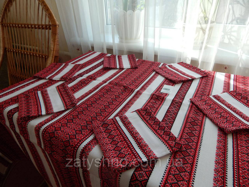 Гарні скатертини і серветки вишиті Київ - фото 6