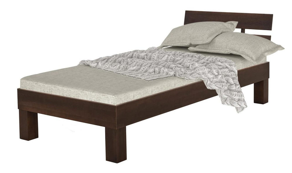 Кровать деревяная 900 без ламель Дженни Львов - изображение 1