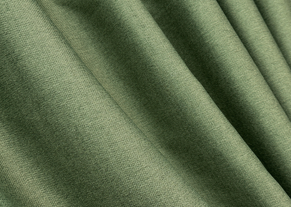 Комплект готовых штор VR-Textil Шенилл однотонный № 1684ш Зеленый 150х270 см 2 шт (33-0588) Киев - изображение 6