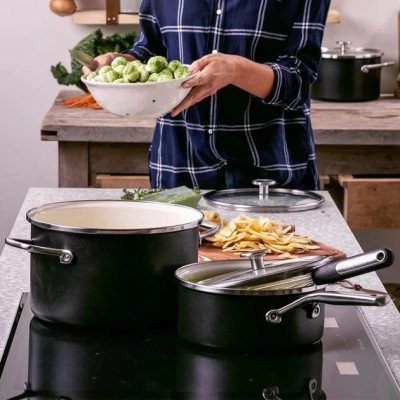 Ковш KitchenAid Steel Core, 16 см, 1,3 л, матовий чорний (CC005997-001) Винница - изображение 4