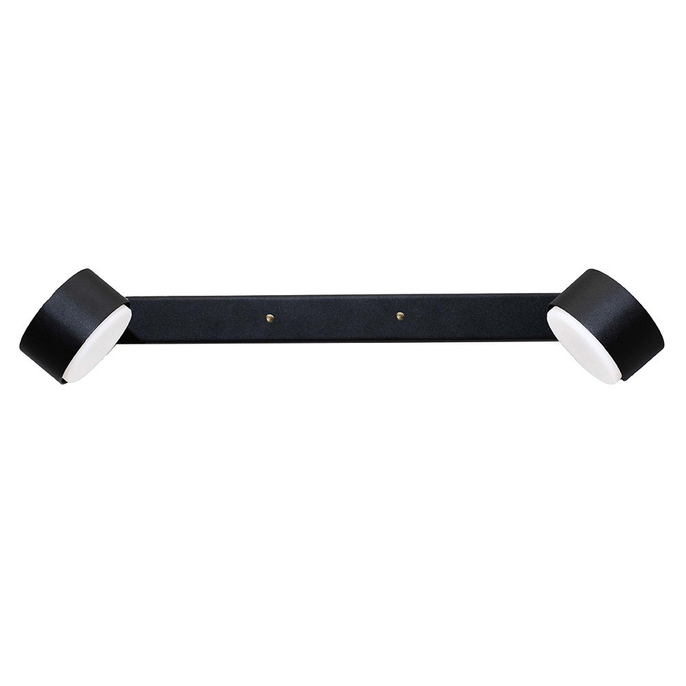 Настінний світильник MSK Electric Copter підсвічування дзеркал на два плафони GX53 NL 80400-2 BK чорний Одеса - фото 2