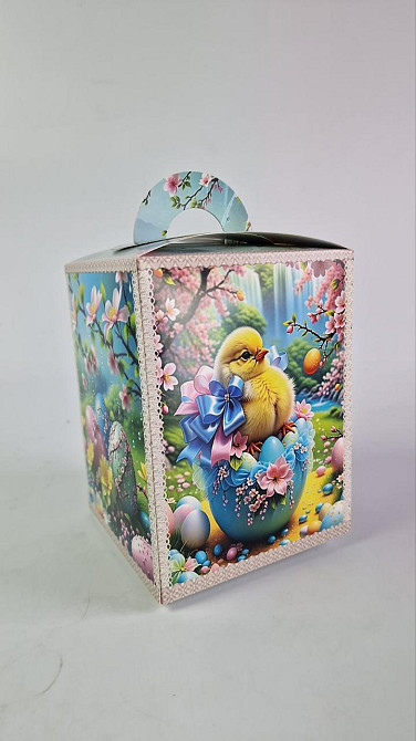 Коробка под пасхальный  Пасхи 14см *14см*18,7см  (400грм) №1  (1 шт) Харьков - изображение 4